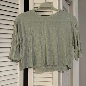 ALO Yoga cropped casual workout top